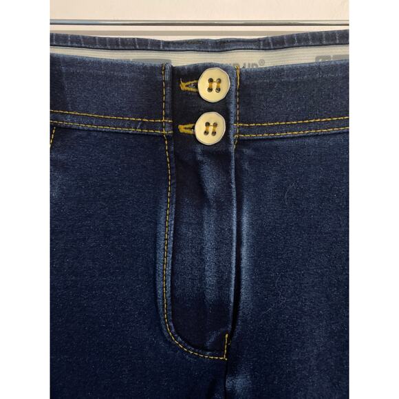 Freddy Wrup jeans NEW women’s size XL dark blue 7/8 length stretch booty lift - Picture 7 of 8